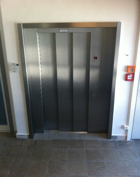 Aufzuganlage im vorhandenen Schacht